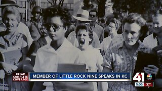 Little Rock Nine member speaks in Kansas City