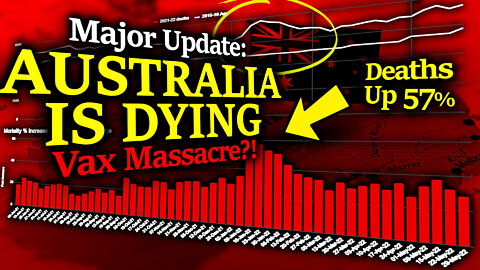 CRITICAL UPDATE: 2021-22 AUS Deaths Are MASSIVELY Exceeding 5 Yr Avg. Australian Vaccine MASSACRE?!