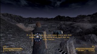 Fallout New Vegas Lonesome Road ending