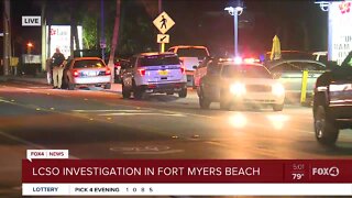 LCSO investigation on Fort Myers Beach