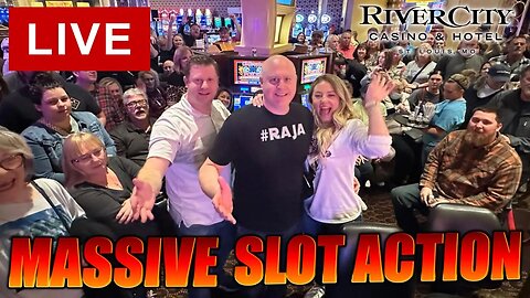 $15,000 HIGH LIMIT DRAGON LINK GROUP PULL🔴 BREAKING ALL RECORDS LIVE AT RIVER CITY CASINO!