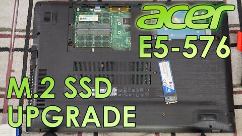 Acer Aspire E5-576 M.2 SSD Upgrade - Jody Bruchon