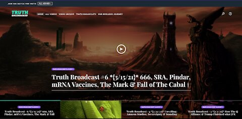 Truth Broadcast #6 *{3/17/21}* Pt. 2: 666, SRA, Pindar, Vaccines, The Mark & The Fall of The Cabal †