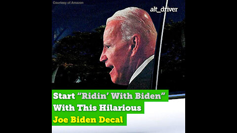 Start "Ridin' With Biden" With This Hilarious Joe Biden Decal