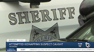 Attempted kidnapping suspect caught