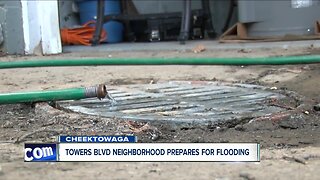 Neighborhood braces for possible flooding