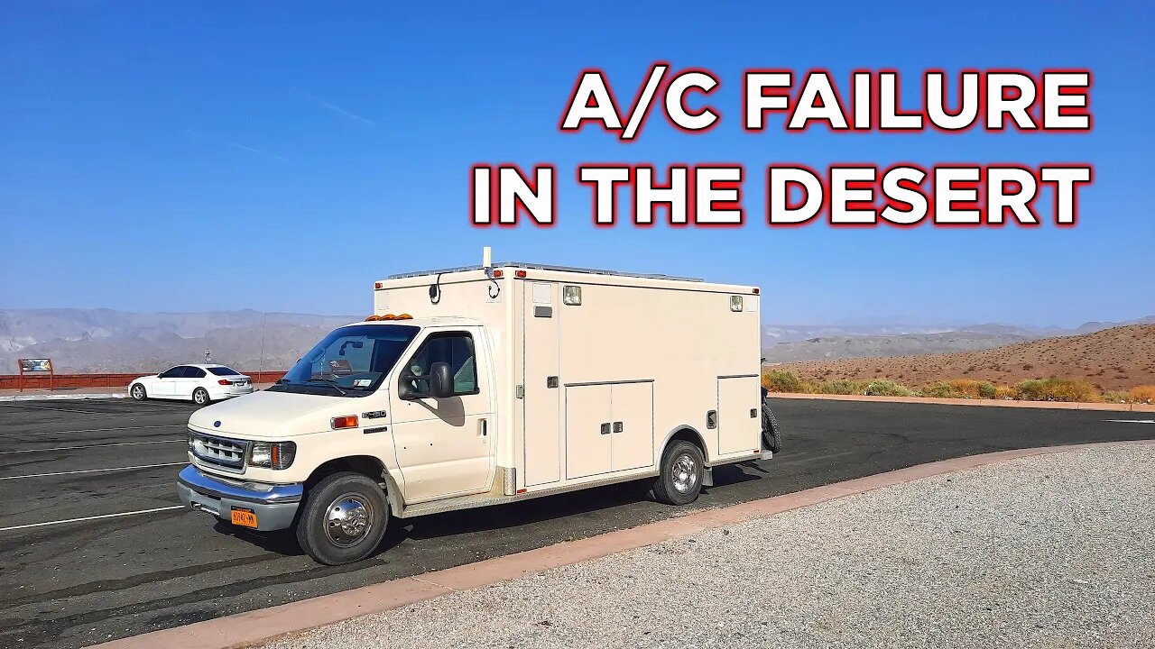 We Lost Our Air Conditioning In The Nevada Desert Ambulance