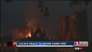 Local reaction to Notre Dame Cathedral fire
