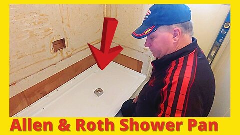 Installing Shower Pan in Mobile Home