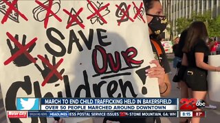 Bakersfield march against child trafficking