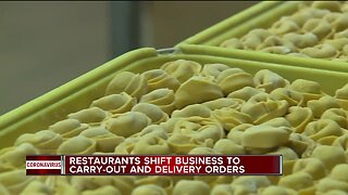 Restaurants shift business to carry-out and delivery options