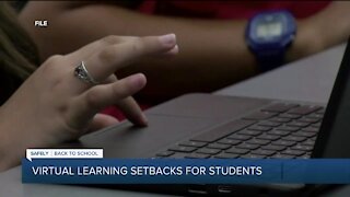 Virtual learning setbacks for students