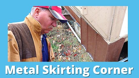 How to Cut A Corner for Metal Skirting From Metal Panel