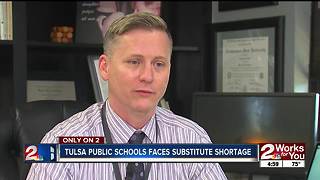 Tulsa Public Schools faces substitute shortage