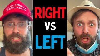 RIGHT vs LEFT on election issues!
