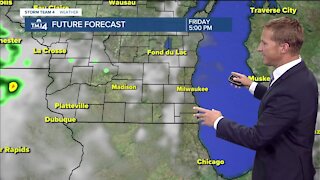 Partly cloudy skies Friday, temperatures in the 70s