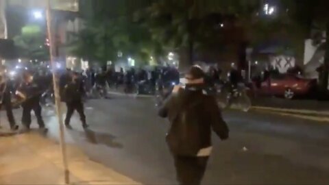 Seattle Officer On Leave After Video Shows Walking Bike Over Protester