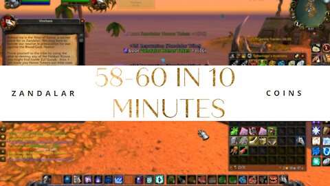 HOW MANY COINS TO LEVEL FROM 58 TO 60 WOW CLASSIC - Ty The Hunter
