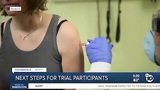 Next steps for vaccine trial participants