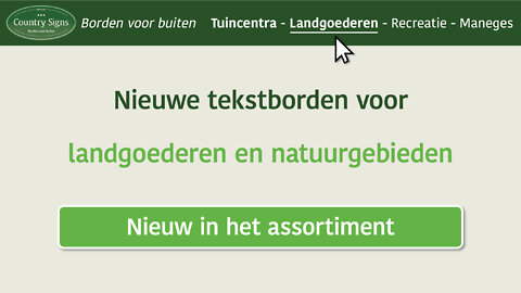 🆕 3 Nieuwe tekstborden voor landgoederen en natuurgebieden 🆕
