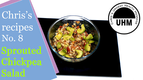 Recipe no. 8. Sprouted chickpea salad
