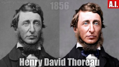 Henry David Thoreau, 1856, Brought To Life