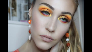 Easy and fun 'sunset vibes' makeup tutorial