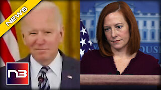 Psaki CONFRONTED after Biden Laughs About Trapped Americans
