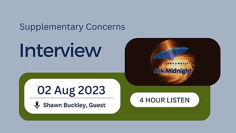 Supplementary Concerns with John B Wells Live