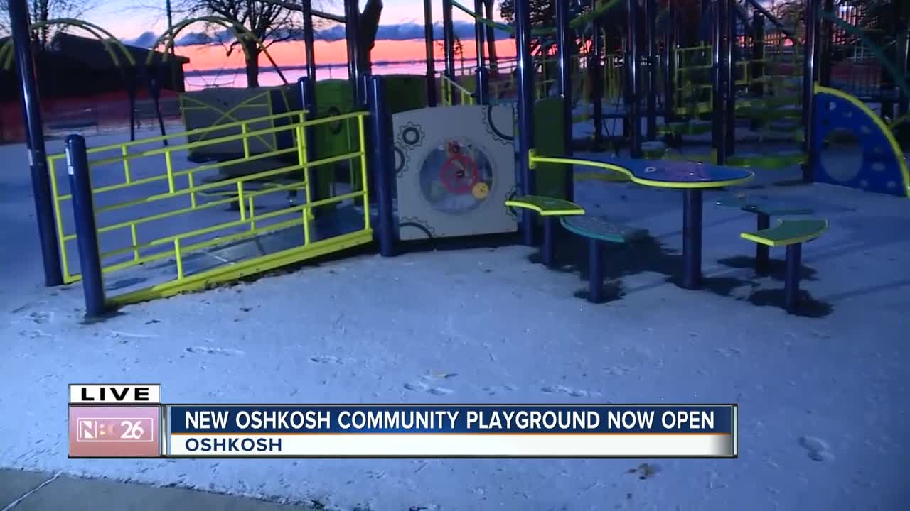 New Playground opens in Oshkosh
