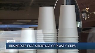 Delays in shipping, shortage of materials leading to less plastic cups across Northeast Ohio