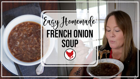 Delicious French onion soup recipe