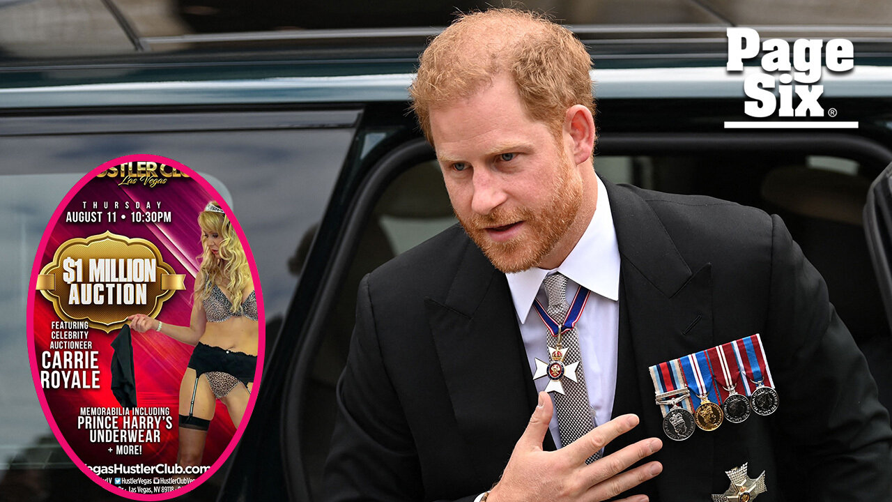 Stripper Auctioning Prince Harry S Underwear From Las Vegas Romp