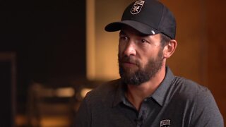 Deryk Engelland reflects on his moving 1 October speech inside T-Mobile Arena