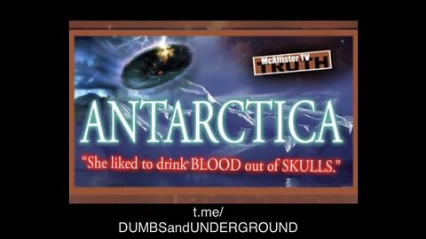 — Antarctica Underground Cloning Labs — Nazi Human Hybrids — Adrenochrome —