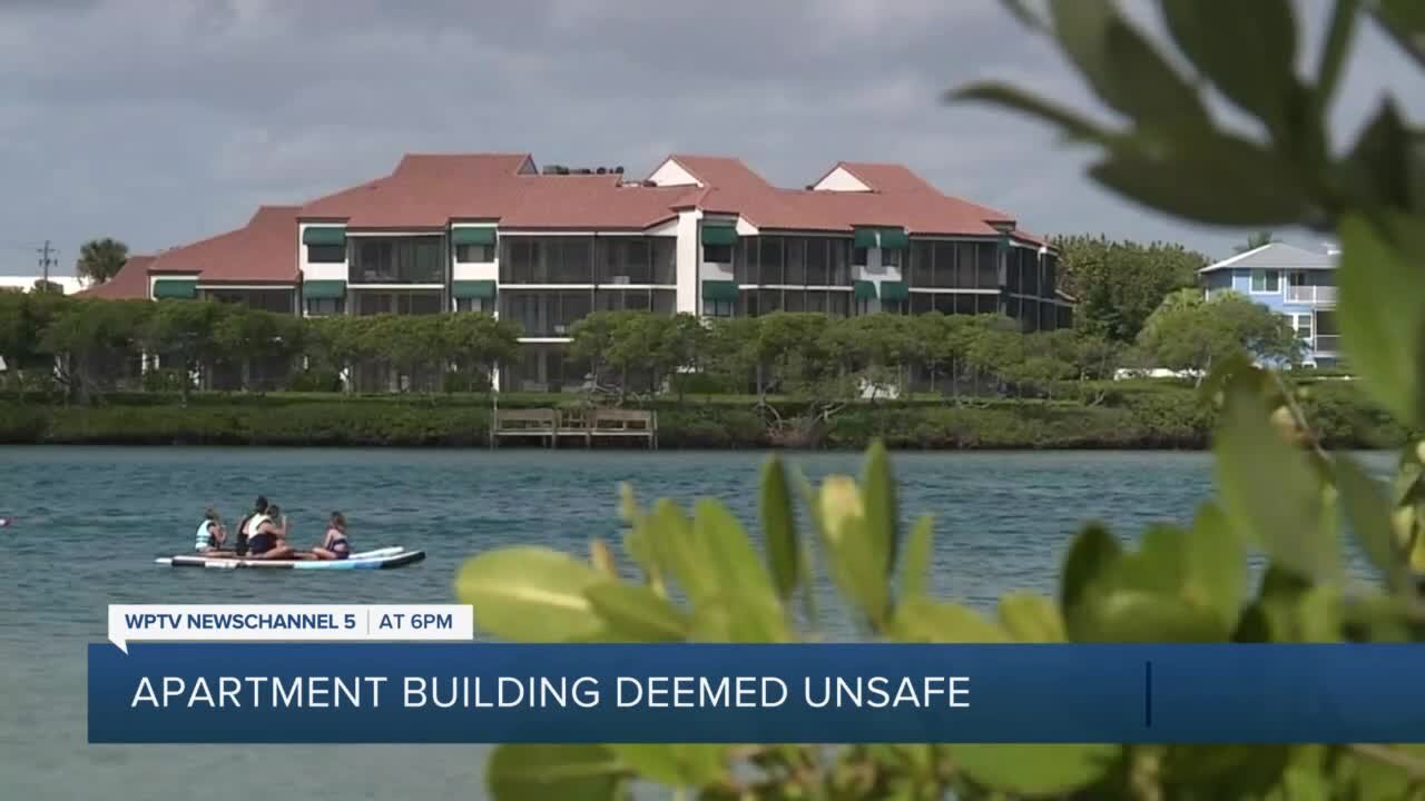 Apartment building in Tequesta deemed unsafe