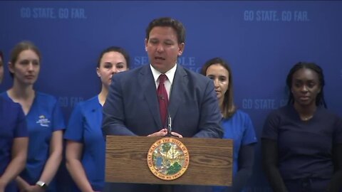 Governor Ron DeSantis approved more than $100 million dollars to help with nurse shortage in the state