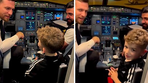 Kid make sure captain is a good pilot
