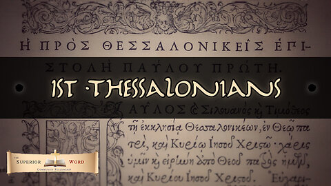 1 Thessalonians 5:20-23 (Test All Things)