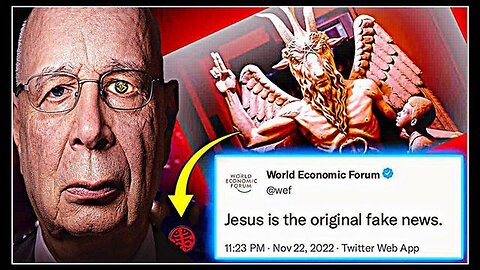 According to the WEF and Klaus Schwab, God is dead and Jesus is fake news
