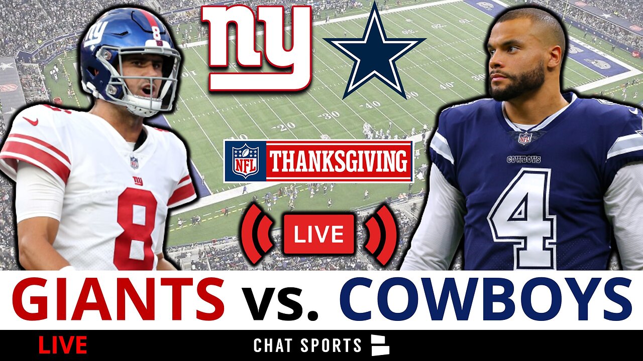 Giants vs Cowboys Live Streaming Scoreboard, Play-By-Play, Highlights,  Stats & Updates