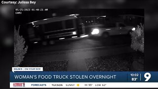 Stolen food truck