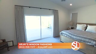 You can make your interior window look amazing and keep the heat out with Arjay's Window Fashions