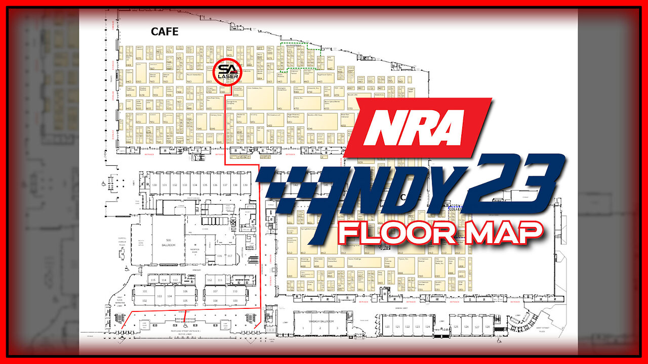 NRA Show 2023 Floor Map