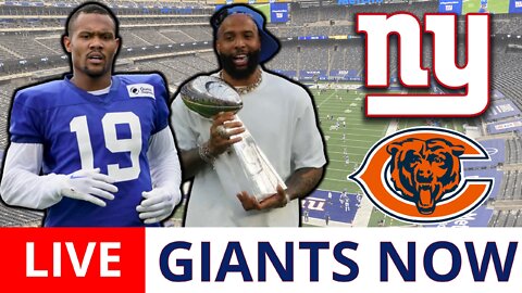 LIVE: Giants Rumors Are HOT Ft. OBJ & Kenny Golladay Trade Destinations + Giants vs. Bears Preview