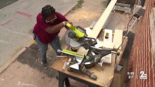 Non-profit construction crews rehab homes in West Baltimore