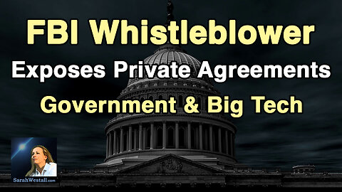 Weaponized Government has Illegal Private Agreements w/ FBI Whistleblower Nate Cain