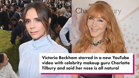 Victoria Beckham insists she's 'never had a nose job,' uses contour instead