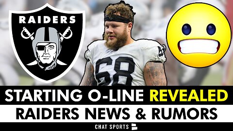 Raiders Starting O-Line REVEALED + Raiders Rumors On Andre James, Netane Muti & Josh McDaniels