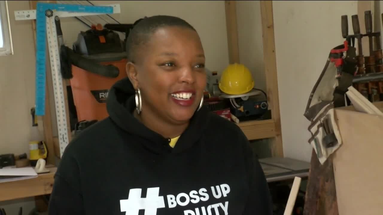 Milwaukee mom turns pandemic hobby into empowering woodworking business